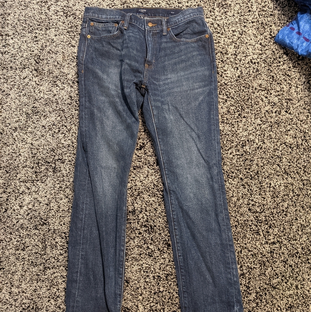J Crew 32x30 Flex Medium Wash Jeans